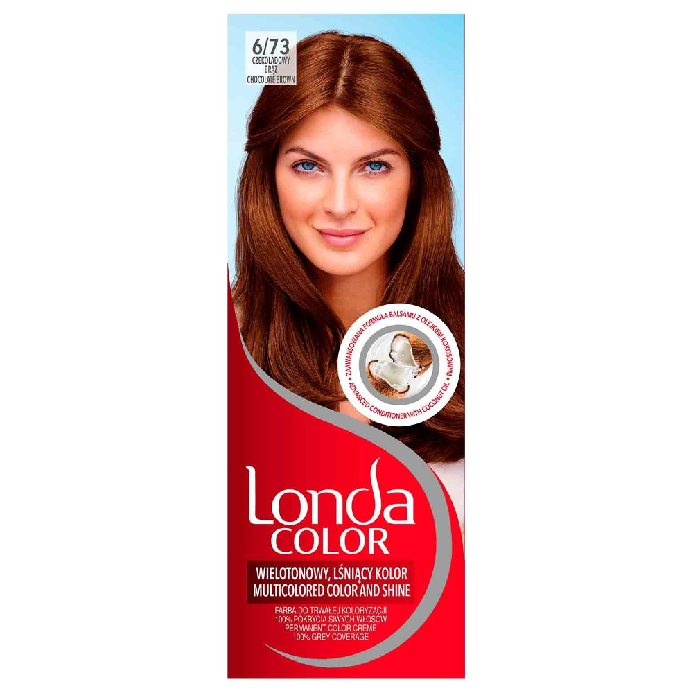 Vopsea de par permanenta Londa Color Blend, Saten Ciocolatiu 6.73