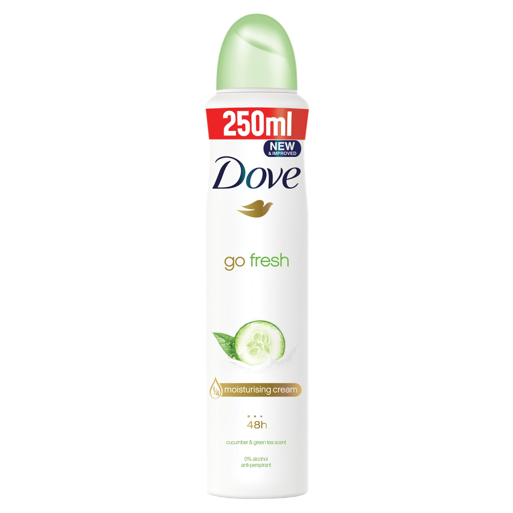 Deodorant spray Dove Go Fresh Cucumber & Green Tea, 250 ml