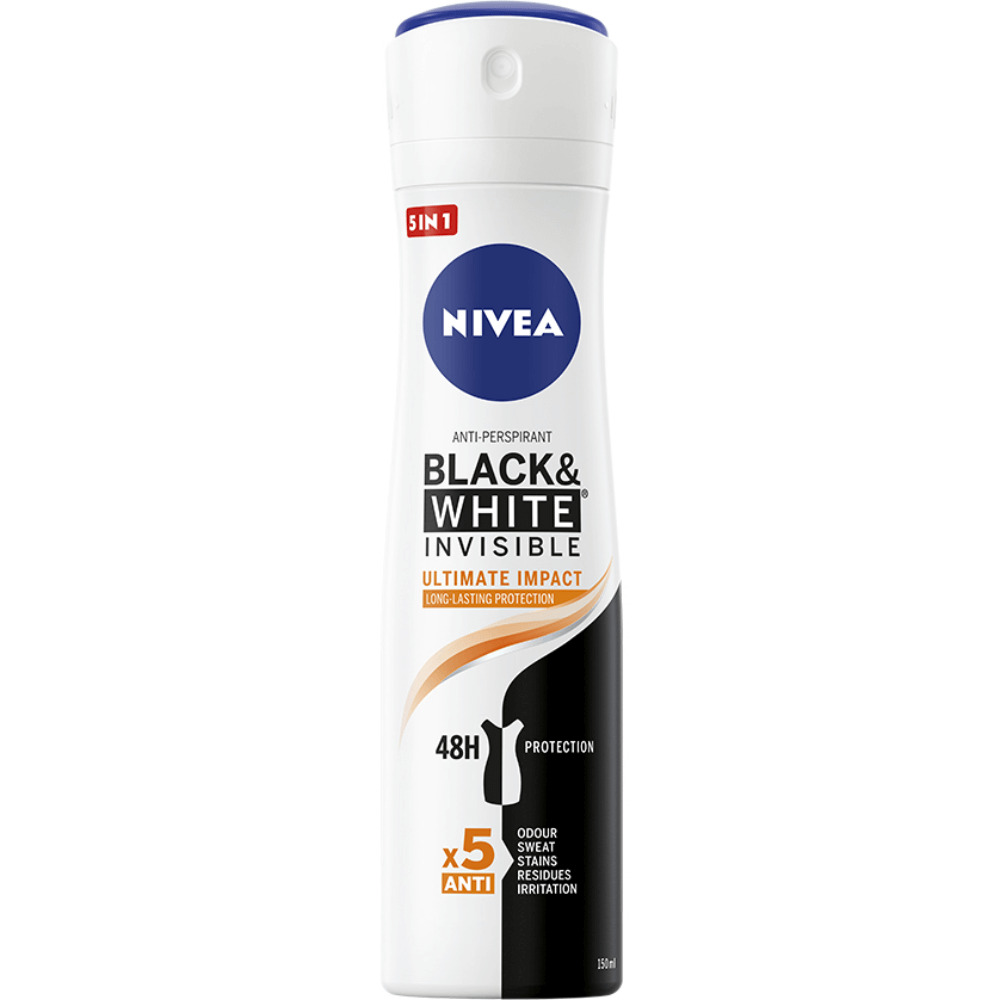 Antiperspirant spray Nivea Black&White Invisible Ultimate Impact 150ML