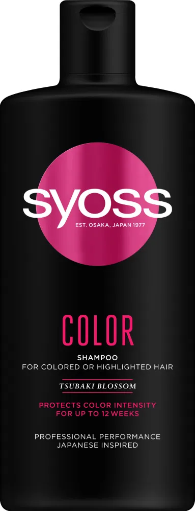 Sampon Syoss Color pentru par vopsit sau cu suvite, 440ML