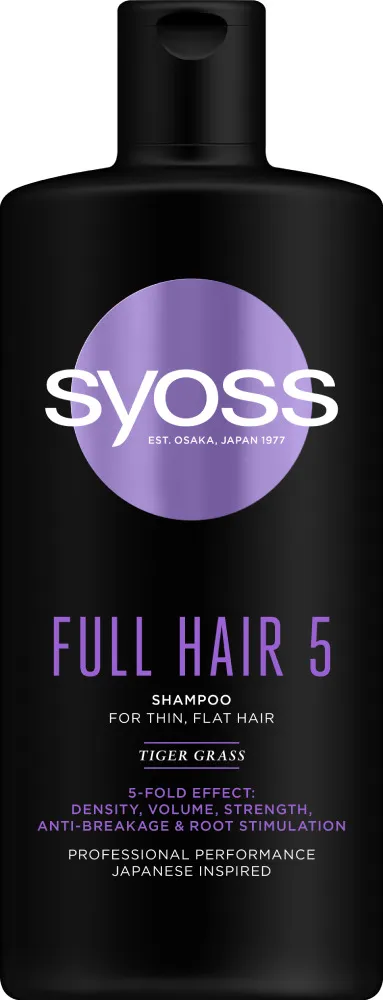 Sampon Syoss Full Hair 5 pentru par subtire si lipsit de volum, 440ML