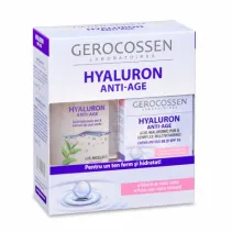 Set Cadou Gerocossen Hyaluron Anti-Age: Crema antirid 50ml + Apa micelara 300ml