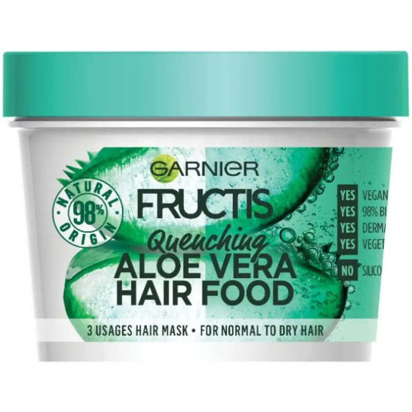Masca pentru par Garnier Fructis Hair Food Aloe Vera, 390 ml