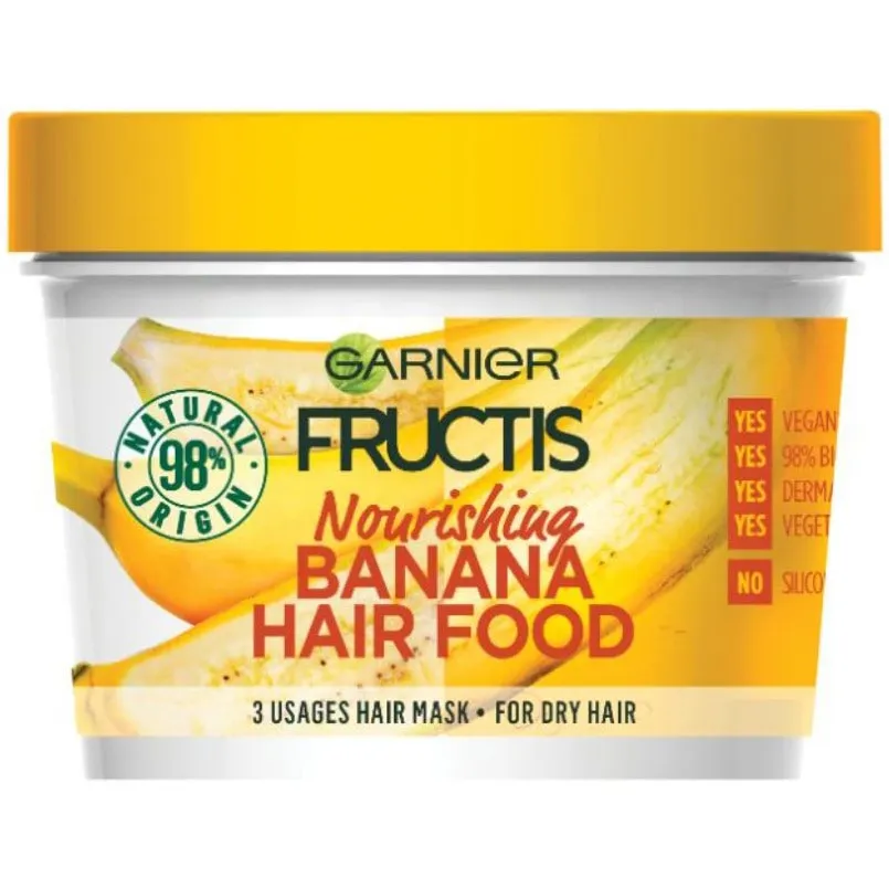 Masca pentru par Garnier Fructis Hair Food Banana, 390 ml