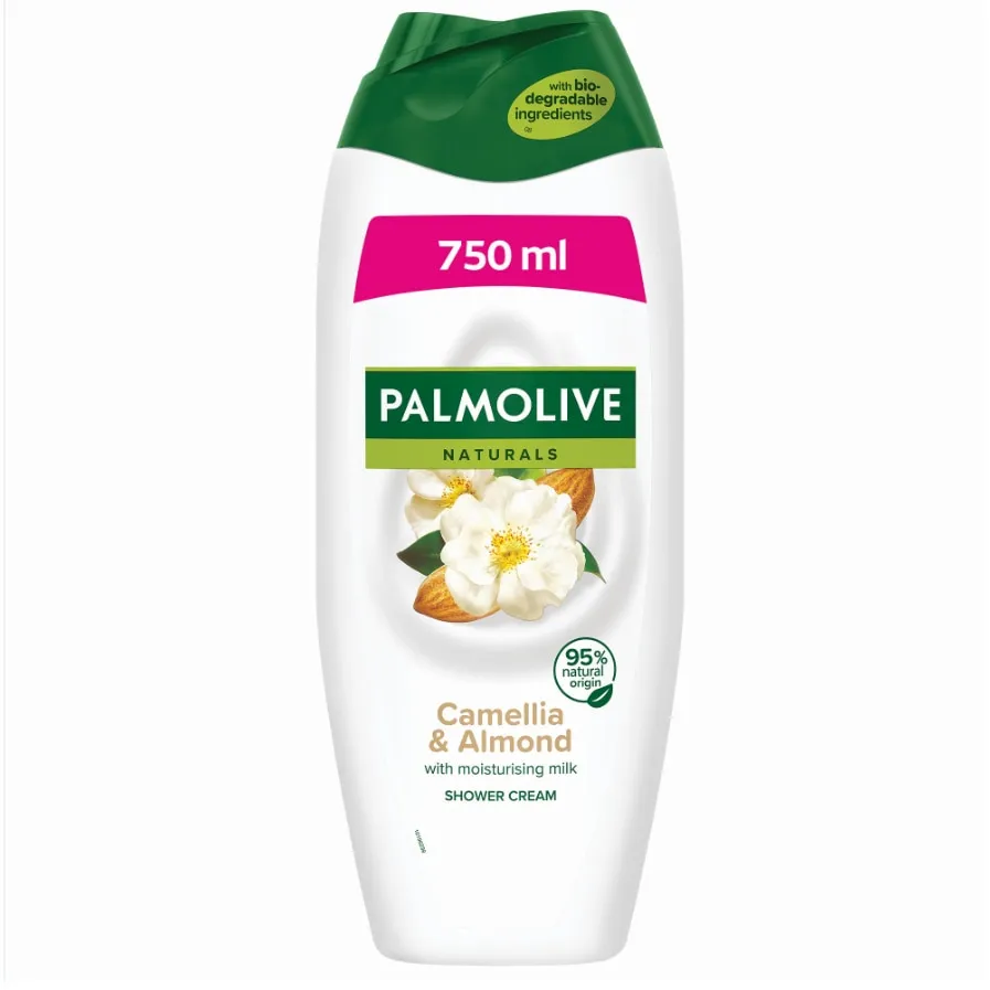 Gel de dus Palmolive Naturals Camelia & Almond Oil, 750 ml