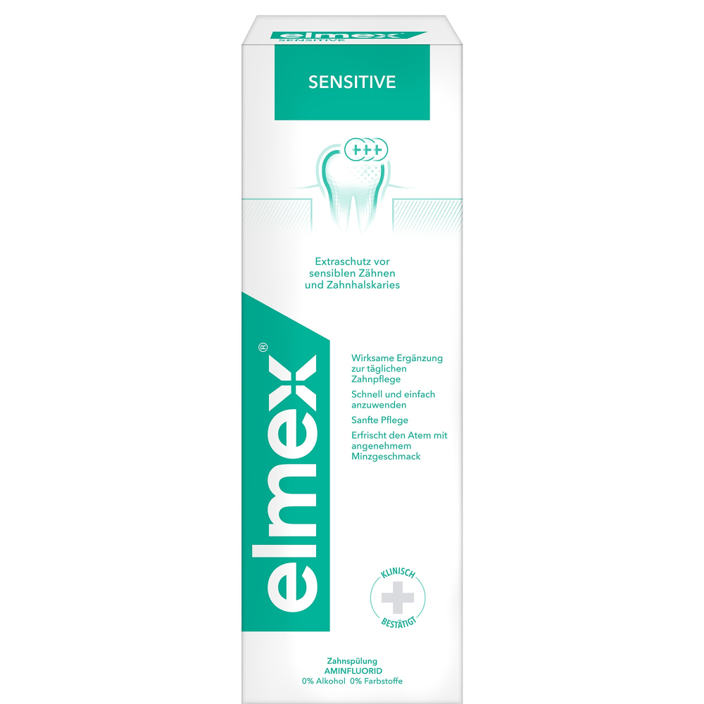 Apa de gura elmex Sensitive pentru dinti sensibili, 100 ml
