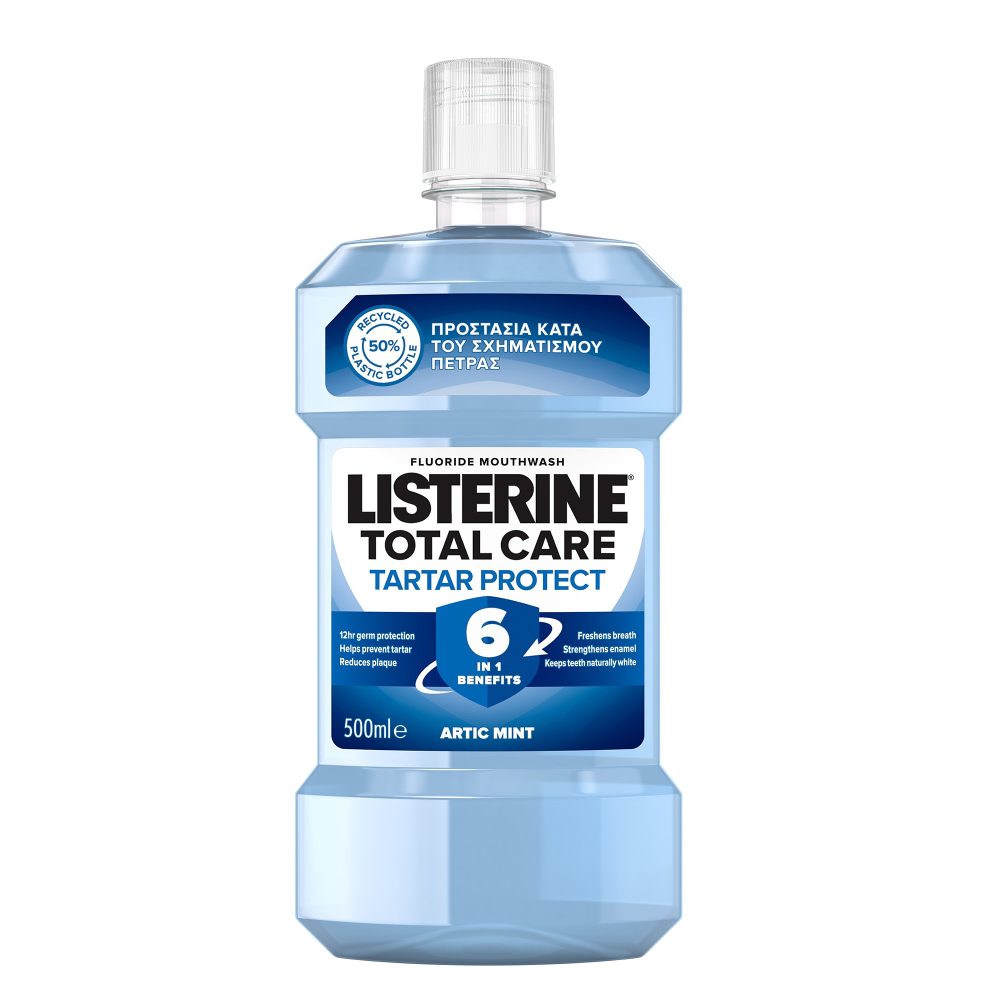 Apa de gura Listerine Total Care, protectie impotriva tartrului, 500 ml