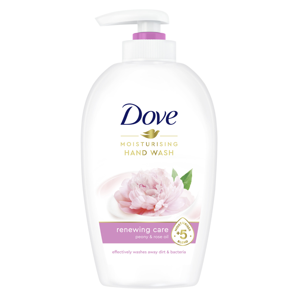 Sapun lichid-crema Dove Renewing Care, bujori si ulei de trandafiri 250ml