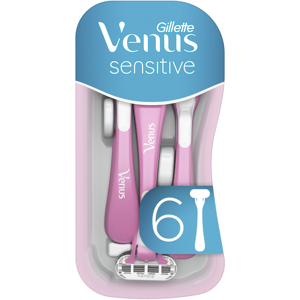 Aparate de ras de unica folosinta Gillette Venus Sensitive, 6 bucati