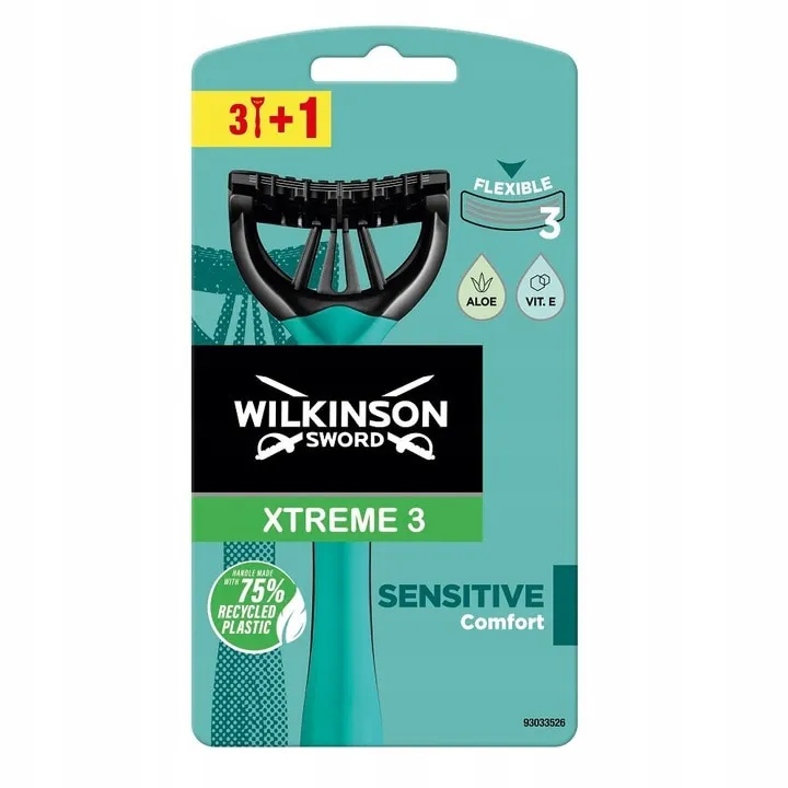 Aparat de ras, Wilkinson, Xtreme 3 Sensitive Comfort 4 bucati