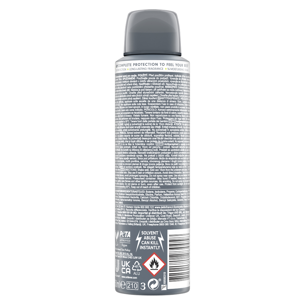 Deodorant spray Dove Men+Care Advanced Sport Fresh 150ml