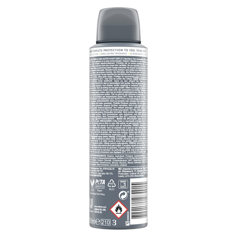 Deodorant spray Dove Men+Care Advanced Invisible Fresh 150ml