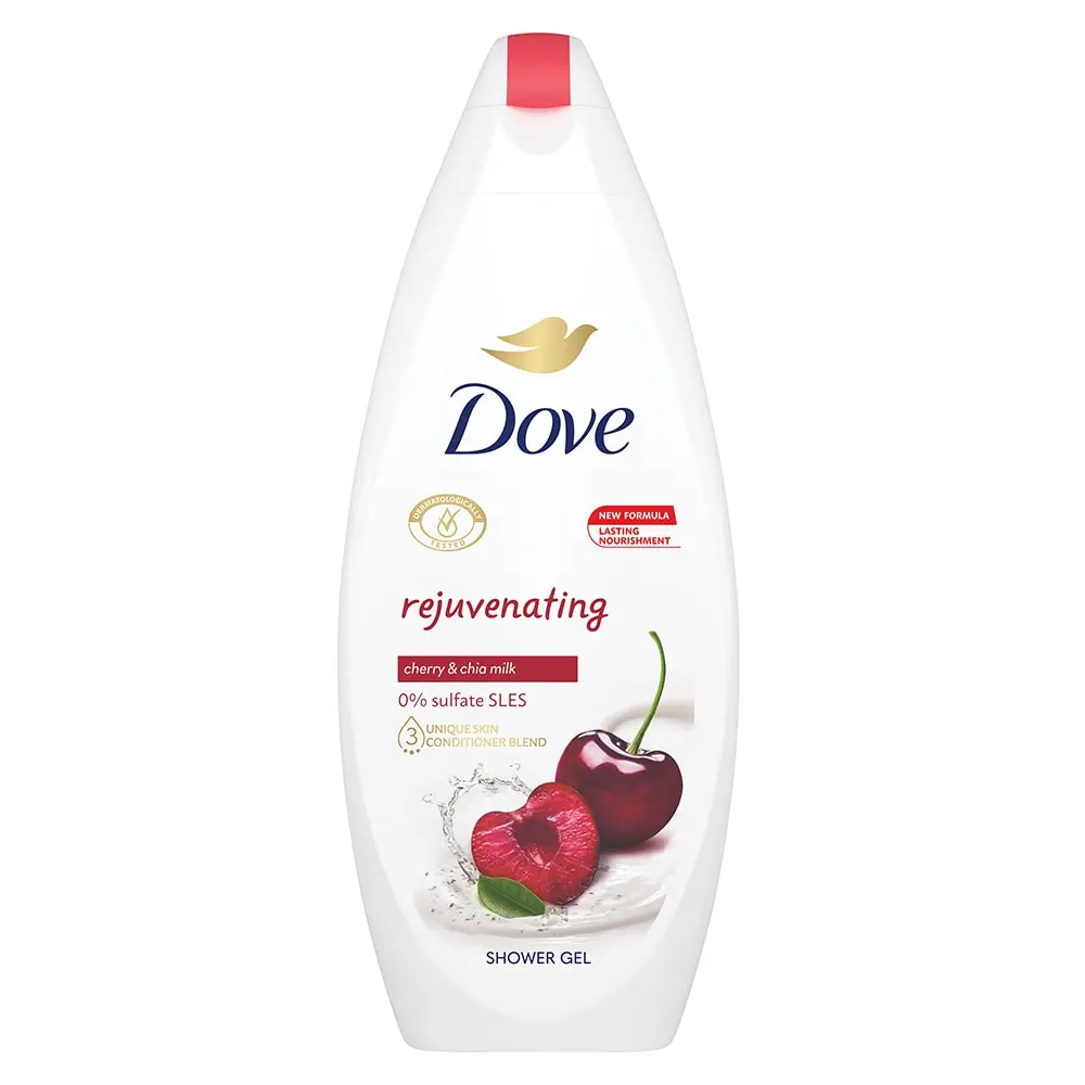 Gel de dus Dove Rejuvenating Cherry & Chia, 250 ml