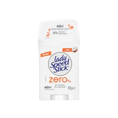 Deodorant solid Lady Speed Stick Zero % Fresh Coconut, 40 g