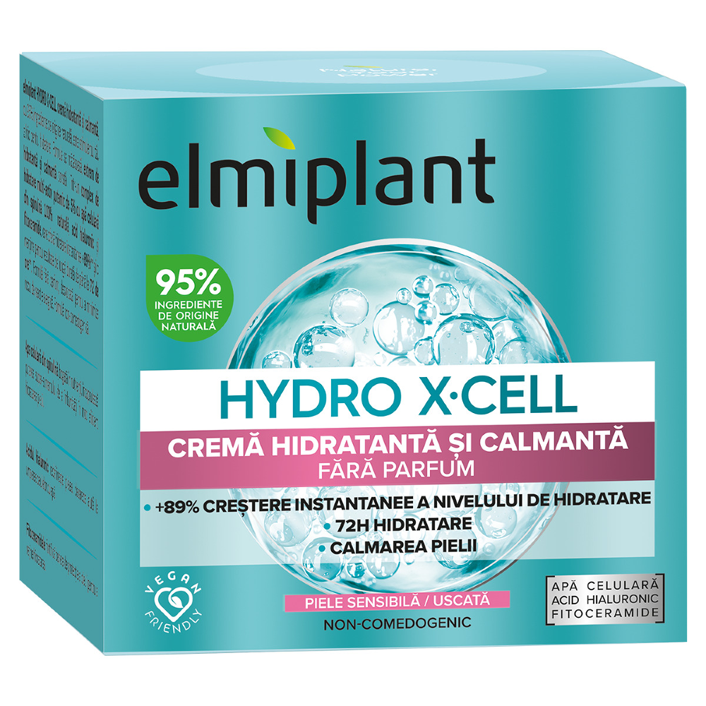 Crema hidratanta si calmanta Elmiplant Hydro X-cell 50ml