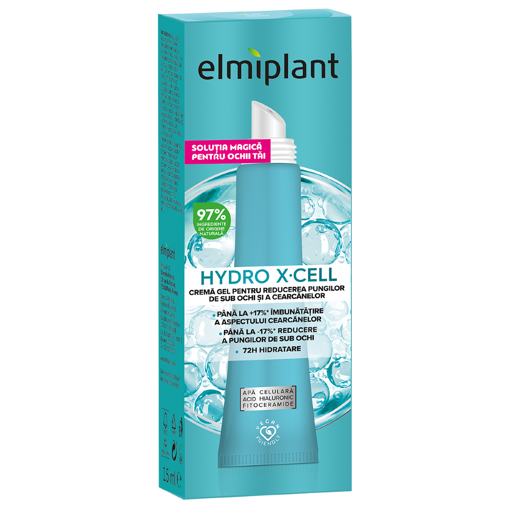 Crema gel pentru ochi Elmiplant Hydro X-cell 15 ml