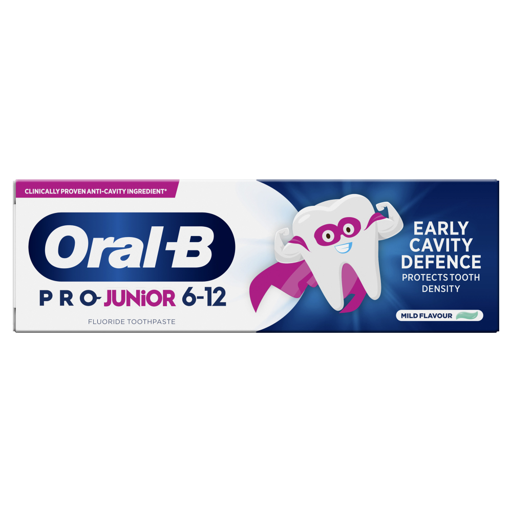 Pasta de dinti Oral-B Pro Junior, 6-12 ani 75ml