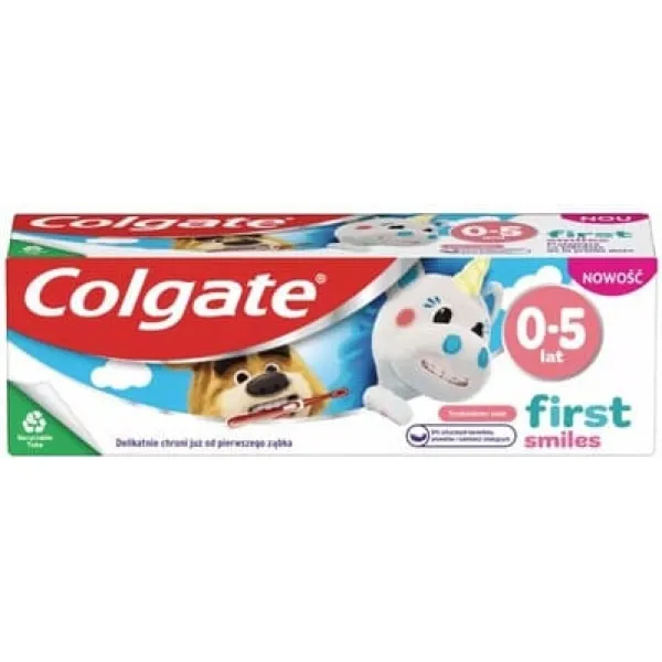 Pasta de dinti pentru copii, Colgate, Kids First Smiles, 0-5 ani, 50 ml