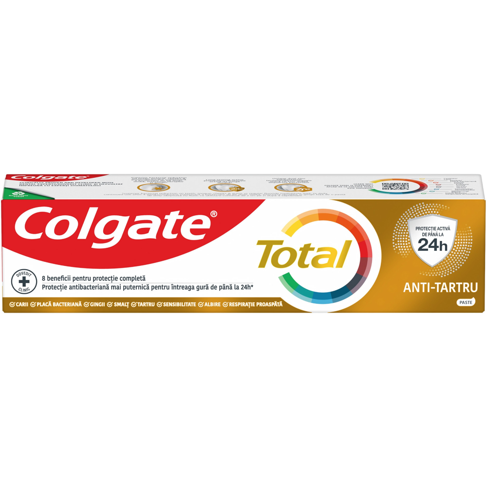 Pasta de dinti Colgate pentru protectie completa Total Anti-Tartru 100ml