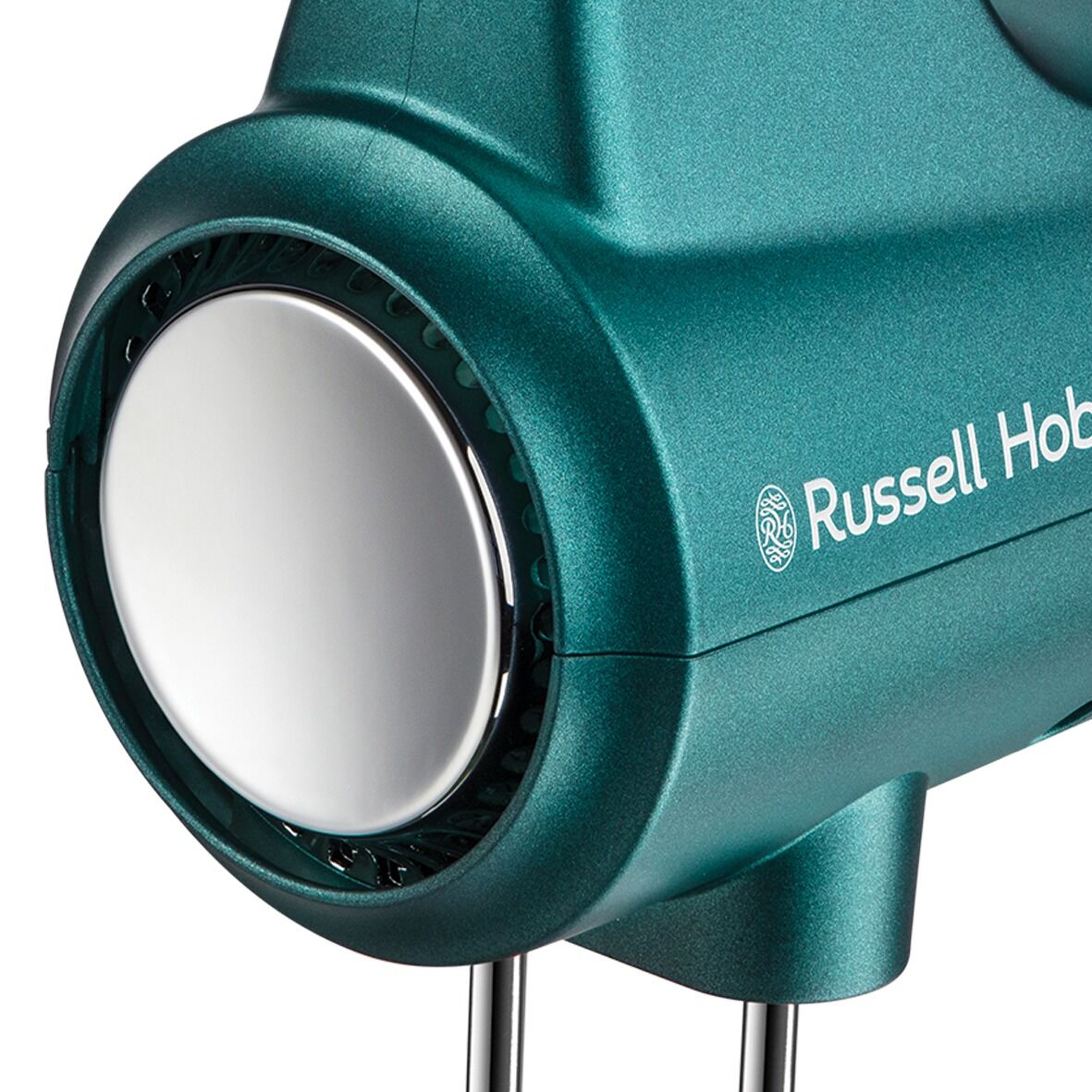 Mixer Russell Hobbs Swirl Turquoise 25891-56, 350 W, palete Helix, carcasa depozitare, Turcoaz