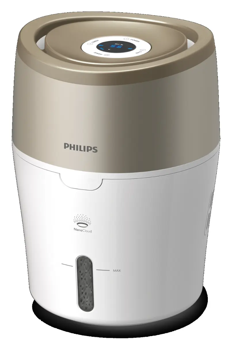Umidificator Philips HU4803/01, NanoCloud, Rezervor 2 Litri, 220 ml/h, Gri