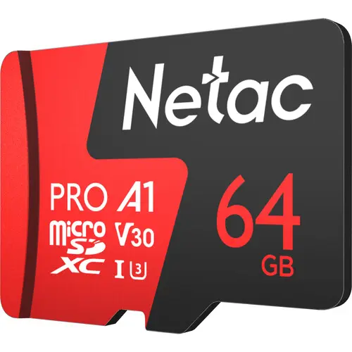 Card de memorie Netac, 64GB, microSDXC + Adaptor SD