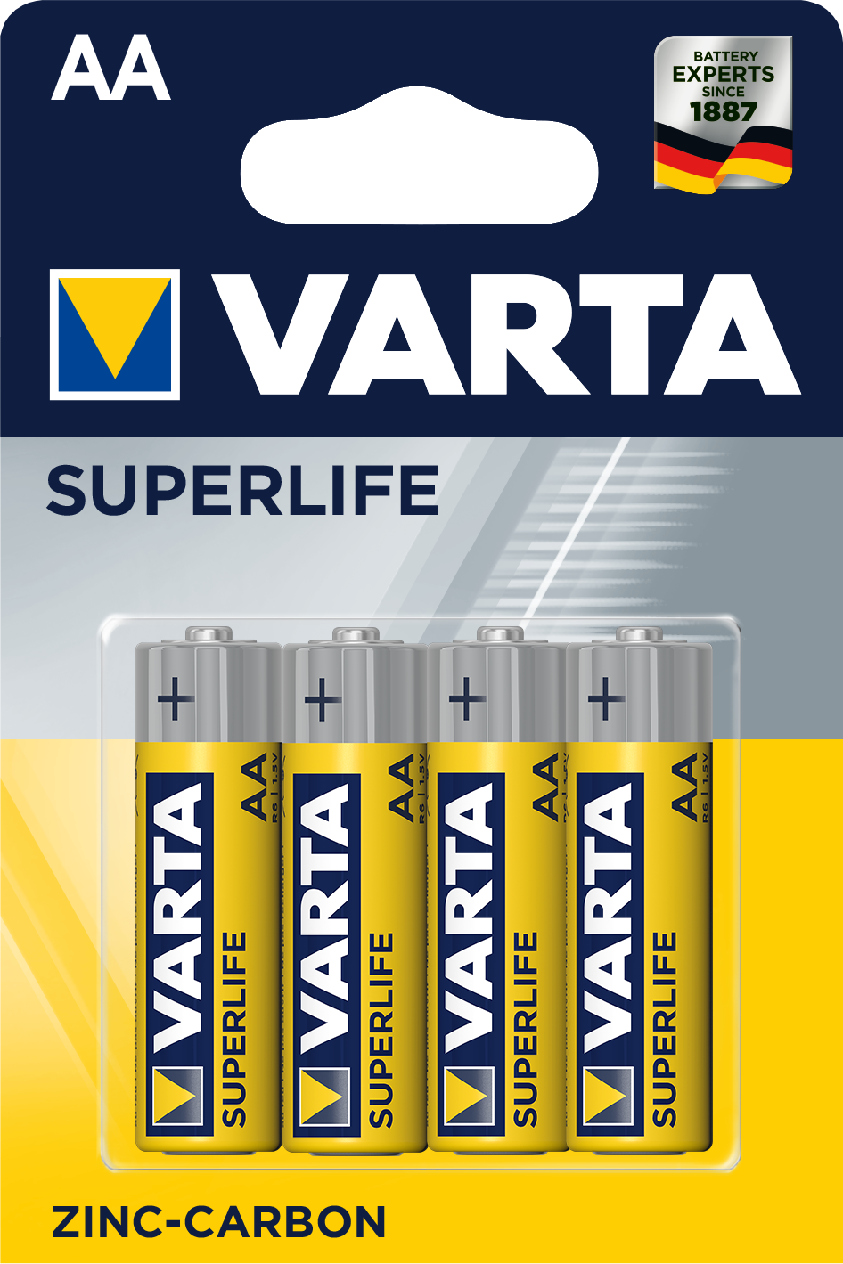 Set 4 baterii Varta Superlife AA