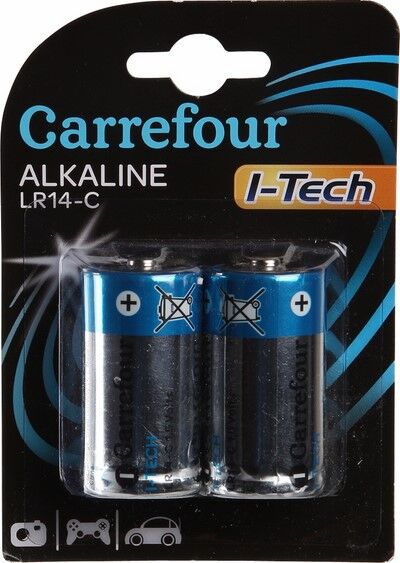 Set x 2 baterii  Carrefour I-Tech LR14