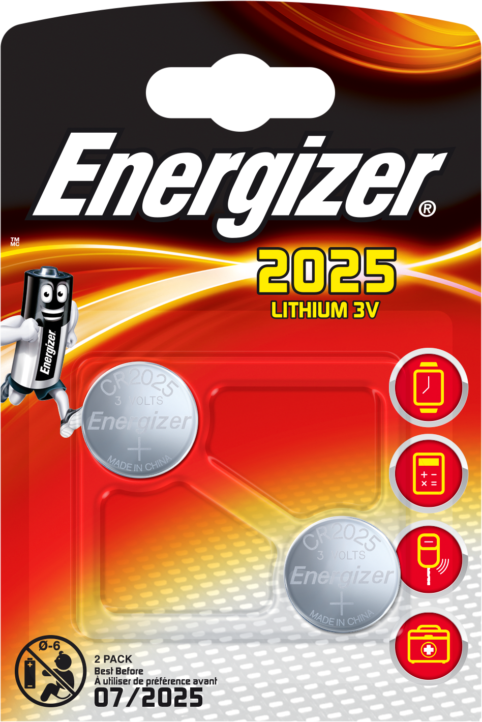 Set x 2 baterii Special Energizer CR2025