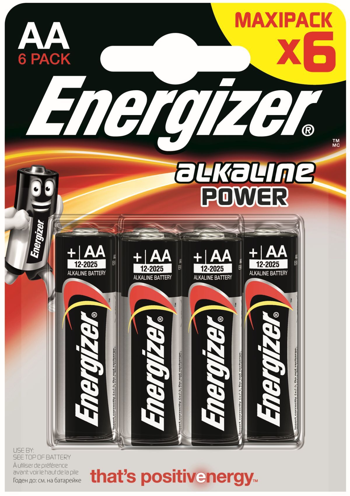 Set 6 baterii Energizer Alcaline Power R6/AA