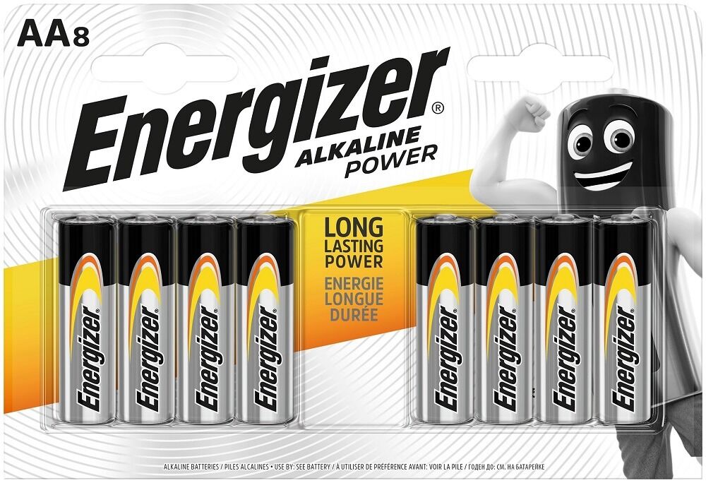 Set 8 baterii Energizer Alcaline Power R6/AA