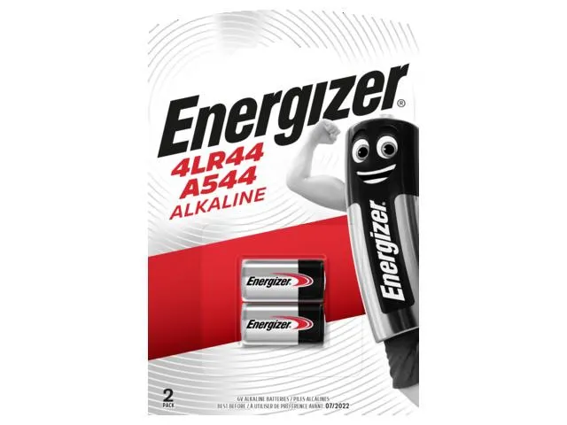 Set 2 baterii alcaline 4LR44/A544 Energizer