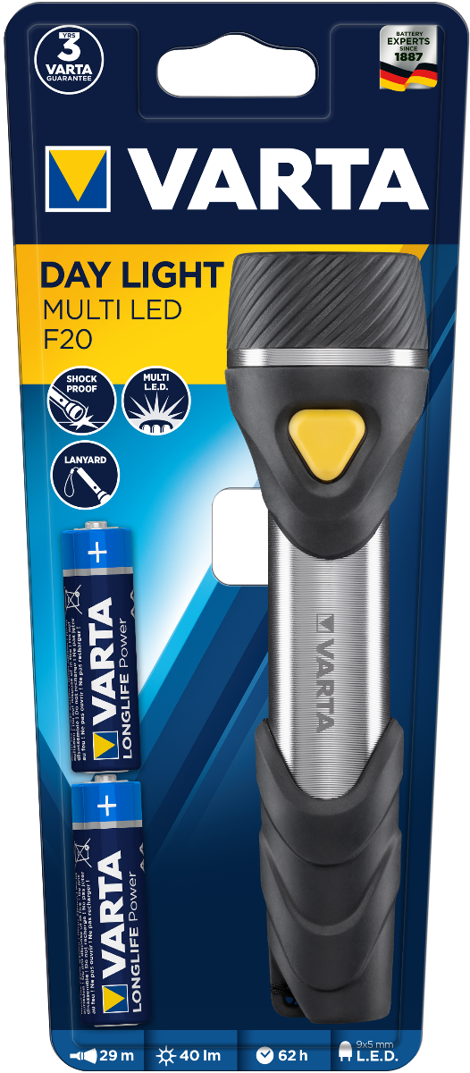 Lanterna Varta day light multi led F20