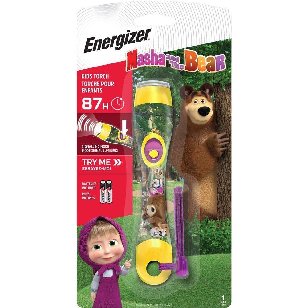 Lanterna pentru copii Masha si Ursul Energizer, comutator inclus, Multicolor