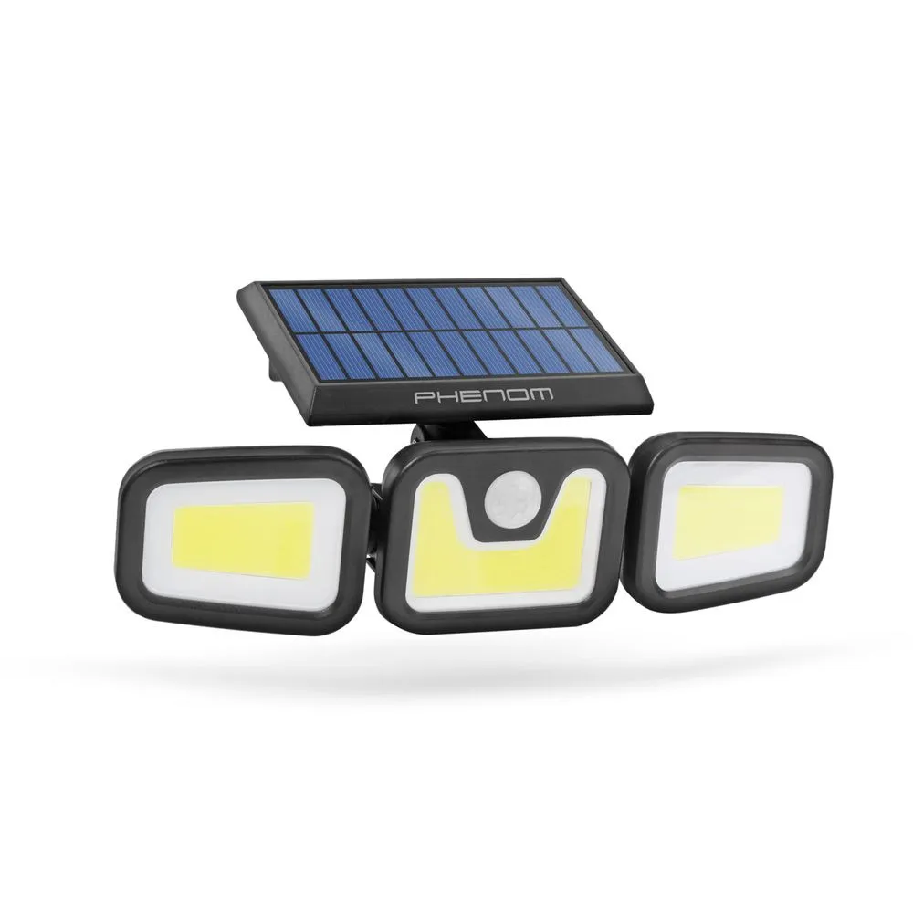 Reflector solar rotativ cu detector de miscare Phenom, 3 LED-uri, Multicolor
