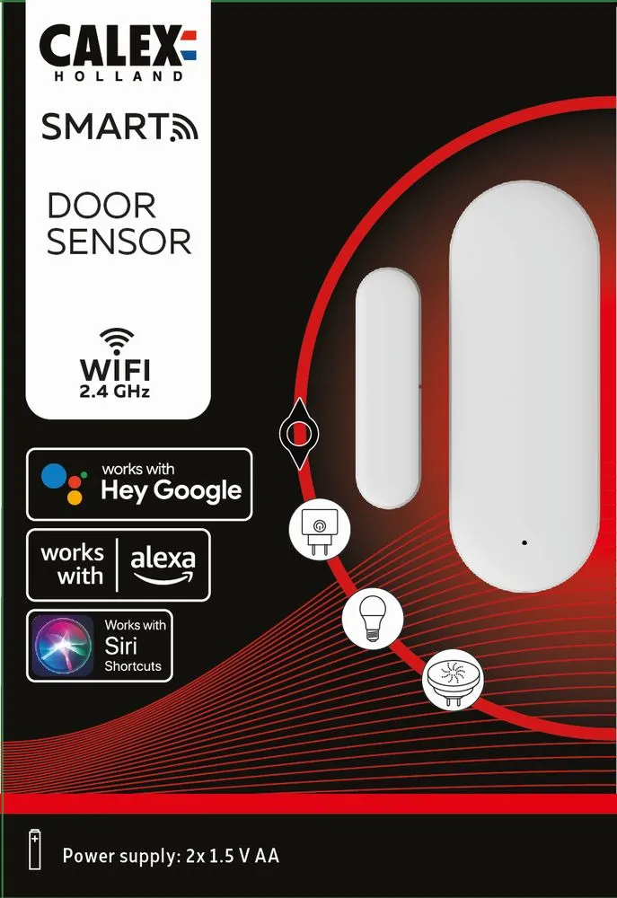 Senzor Smart Calex pentru usa/fereastra, Alb
