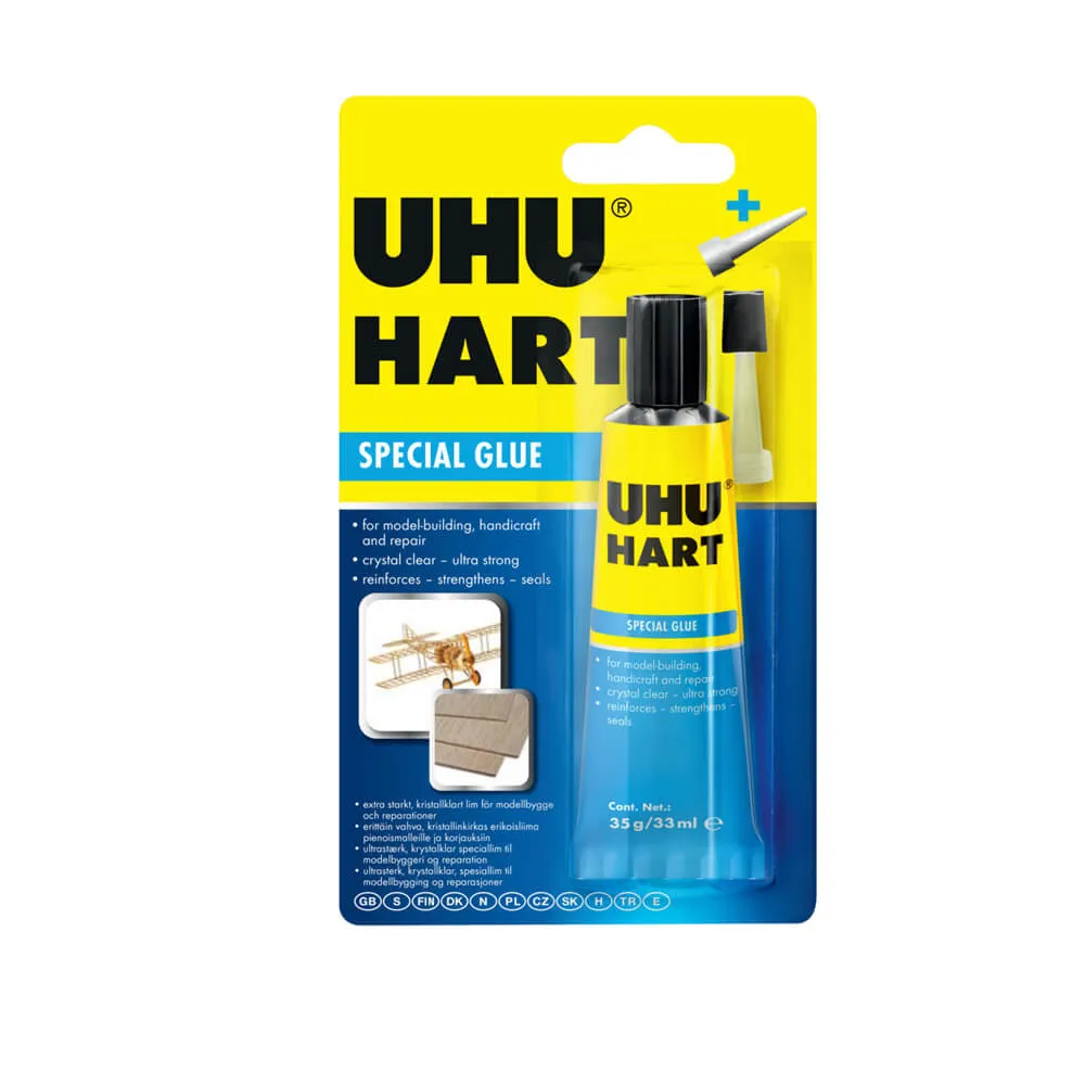 Adeziv pentru aeromodelism UHU Hart, 35 g