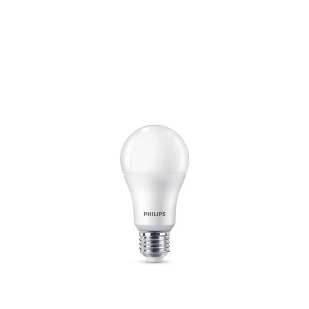 Bec LED Philips, A60, E27, 90 W, 1350 lm, 6000 K, Alb rece