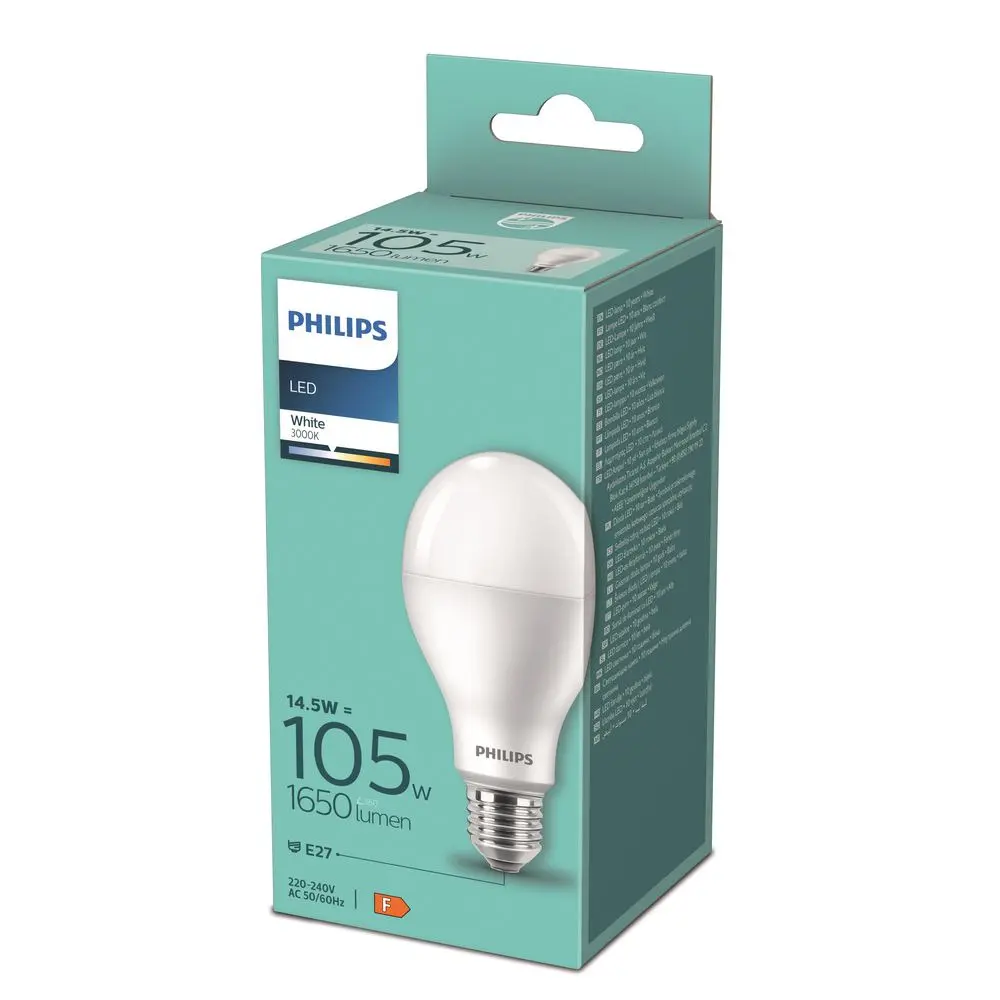 Bec LED Philips, 14.5 W, E27, 3000 K, 1650 lm