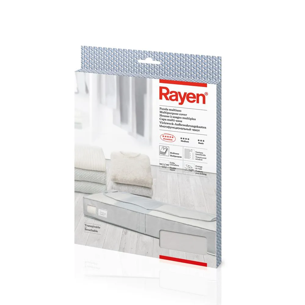 Husa multifunctionala Rayen, 45x103x16 cm, poliester, Transparent