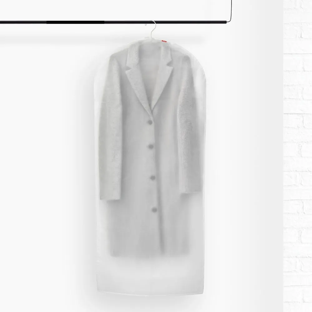 Husa pentru haine Rayen, 135x60 cm, PVA, Transparent
