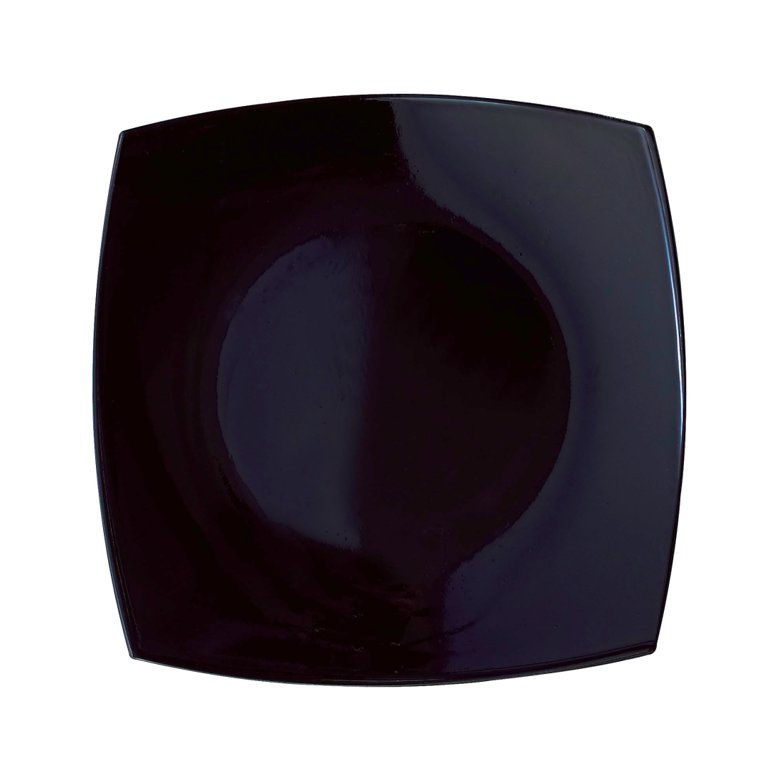Farfurie intinsa 19 cm, Opal Quadrato, negru, Luminarc