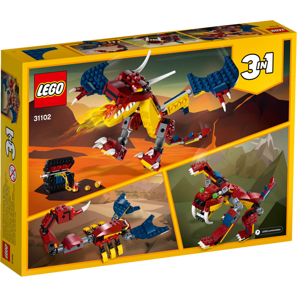 LEGO Creator Dragon de Foc 31102