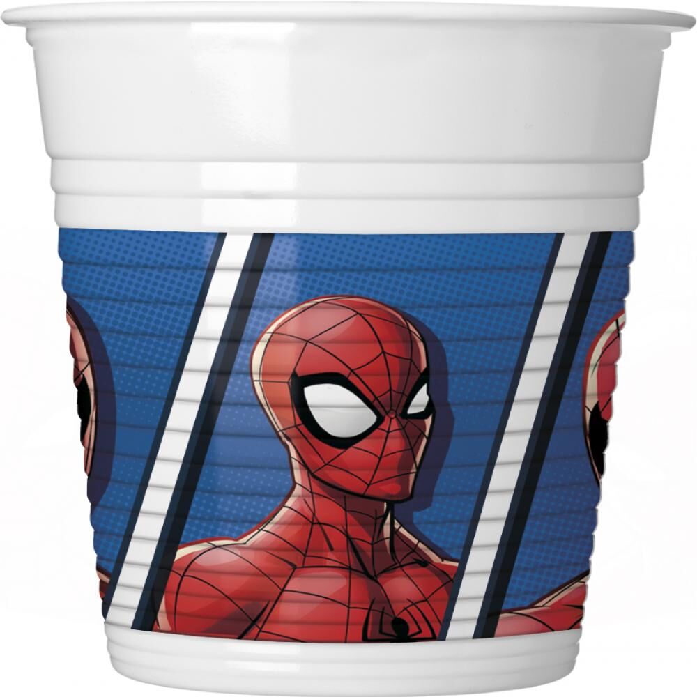 Set 8 pahare 200 ml party Spiderman