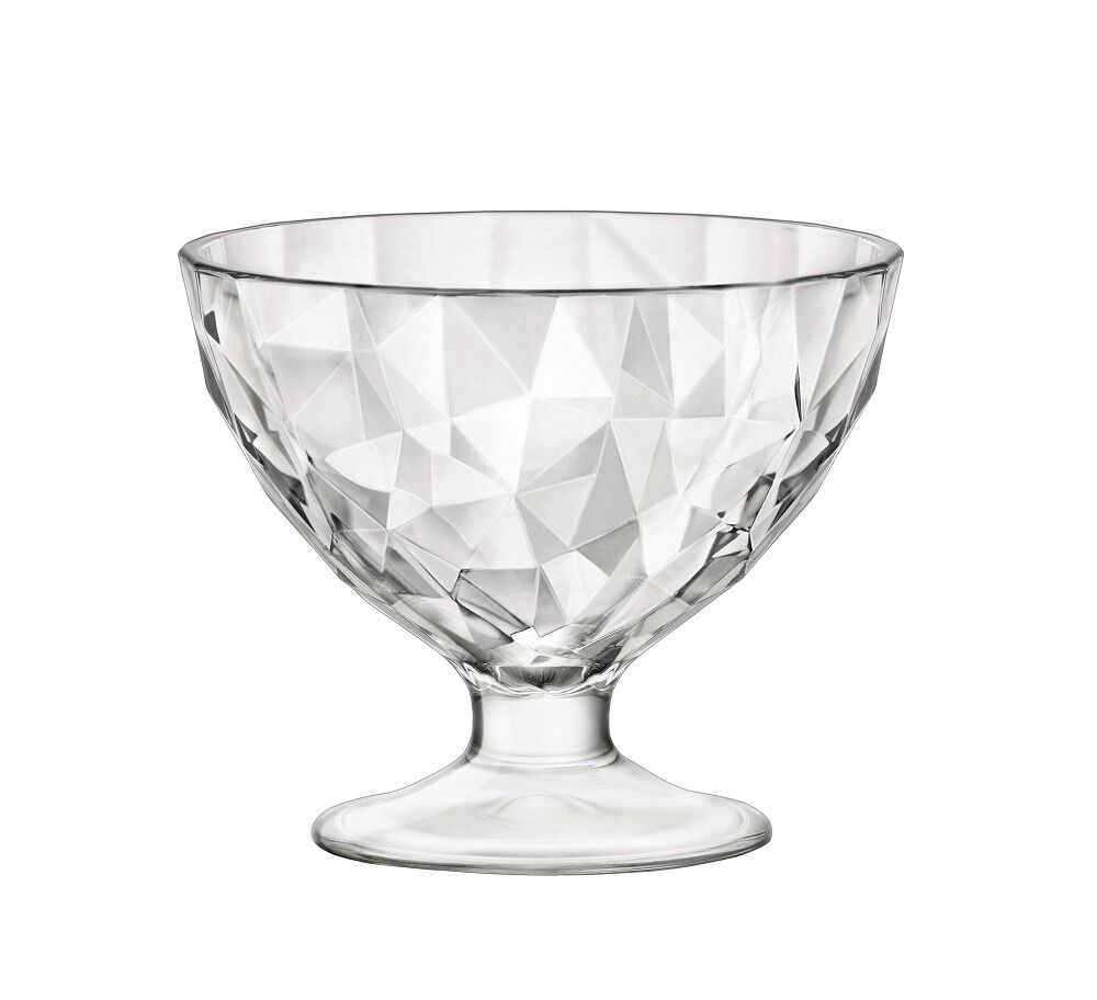 Cupa desert Bormioli Diamond JR, sticla, 220 ml, Transparent
