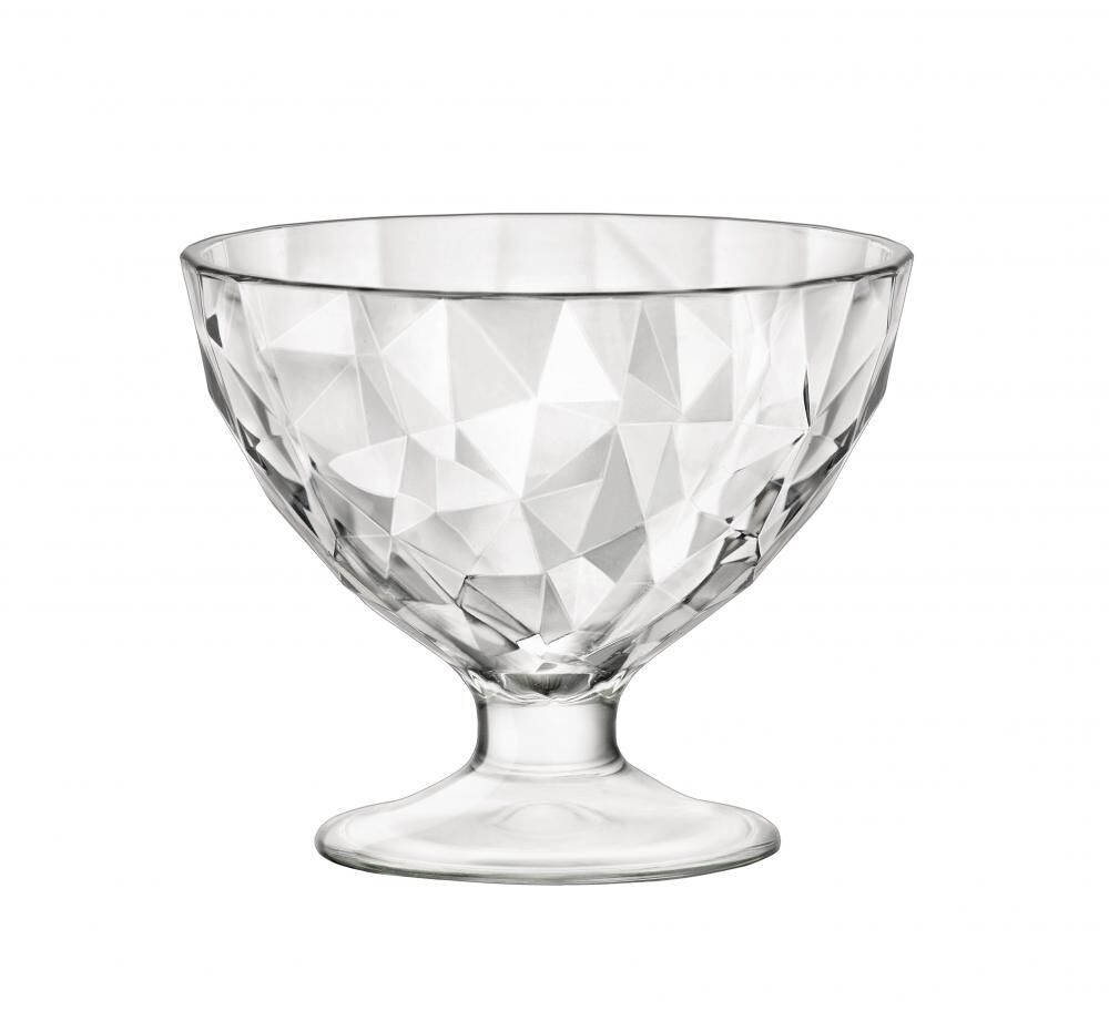Cupa desert Bormioli Diamond JR, sticla, 220 ml, Transparent