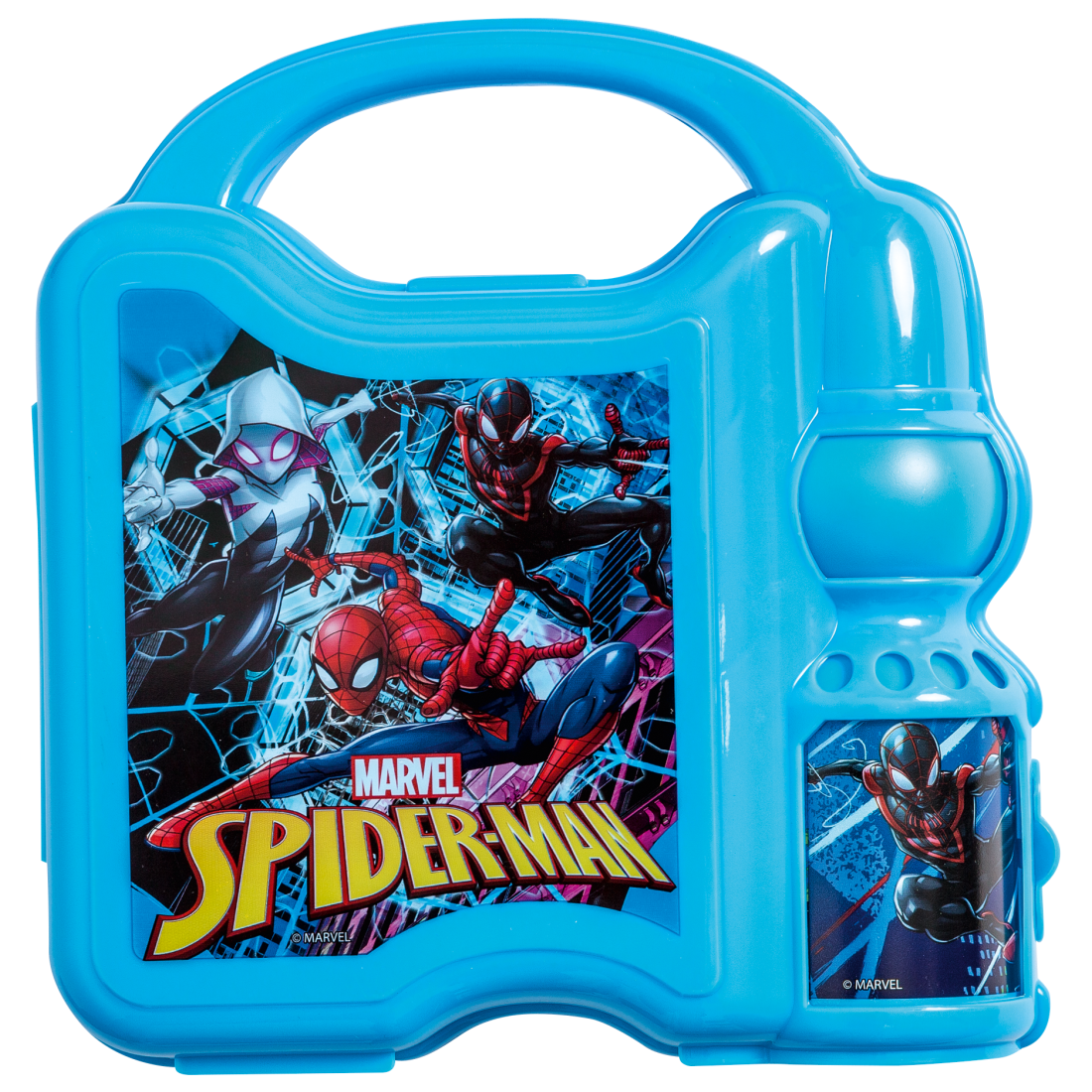 Cutie pentru sandwich si sticla apa, Spiderman