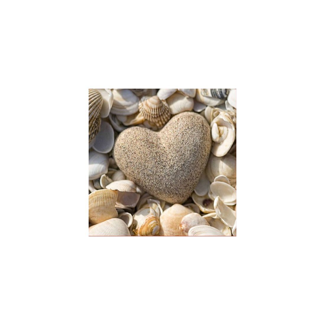 Set 20 servetele 33x33 cm, Stone Heart