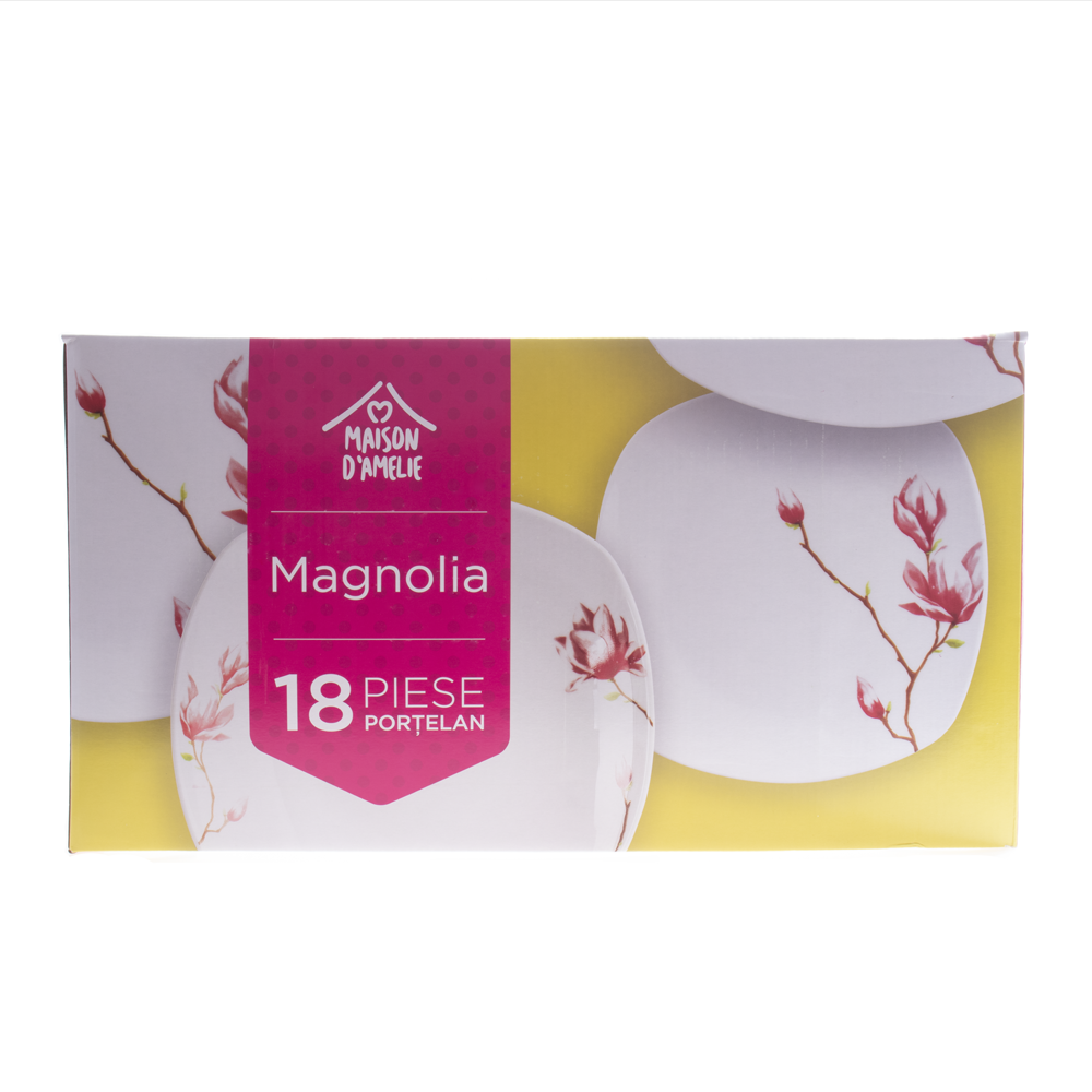 Set vesela 18 piese Magnolia, Maison D'Amelie