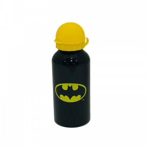 Termos Batman, aluminiu/plastic, inchidere tip pop-up, 18.5 x 21 cm, Multicolor